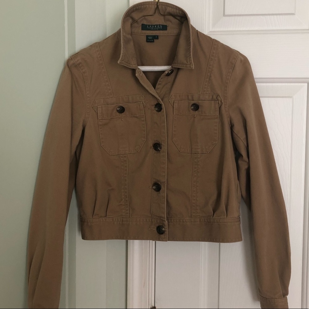 Lauren by Ralph Lauren Petite Jean Jacket